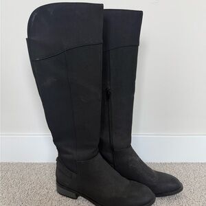 Steve Madden Black Over the Knee Boots